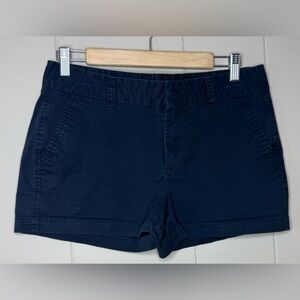 2 Pair Bundle - GAP 3” Black Chino & Old Navy Coral Shorts Womens Size 4
